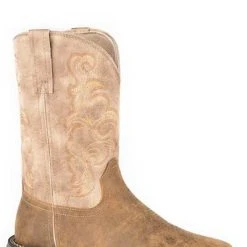 'Roper' Men's 11" Wilder II Western Square Toe Roper - Tan