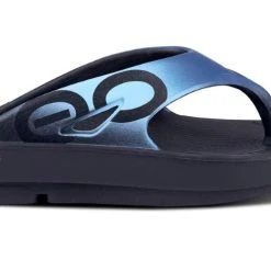 'OOFOS' Unisex OOriginal Sport Thong - Black / Azul