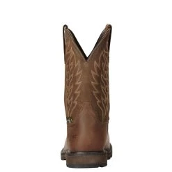 'Ariat' Men's 10" Groundbreaker Int. Met Guard EH Steel Toe - Brown -cowboy shop 10020063 heel 1024x1024@2x