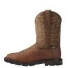'Ariat' Men's 10" Groundbreaker Int. Met Guard EH Steel Toe - Brown 2 'Ariat' Men's 10" Groundbreaker Int. Met Guard EH Steel Toe - Brown -cowboy shop 10020063 side 1024x1024@2x