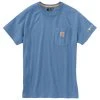 'Carhartt' Men's Midweight Force® Cotton Pocket T-Shirt - Coastal -cowboy shop 100410 H08 MS21 1024x1024@2x