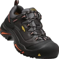 'Keen Utility' Men's Braddock Low Steel Toe - Black / Grey / Orange -cowboy shop 1011244 3Q med 1024x1024@2x