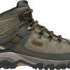 'Keen Outdoor' Men's Targhee III WP Mid Hiker - Black Olive / Golden Brown (Wide) -cowboy shop 1018596 P med 1024x1024@2x
