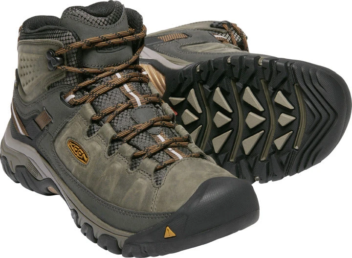 'Keen Outdoor' Men's Targhee III WP Mid Hiker - Black Olive / Golden Brown (Wide) 7 'Keen Outdoor' Men's Targhee III WP Mid Hiker - Black Olive / Golden Brown (Wide) - Image 5