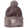 'Carhartt' Women's Knit Pom Pom Cuffed Beanie - Blackberry -cowboy shop 102240 V26 WF22 e 1024x1024@2x