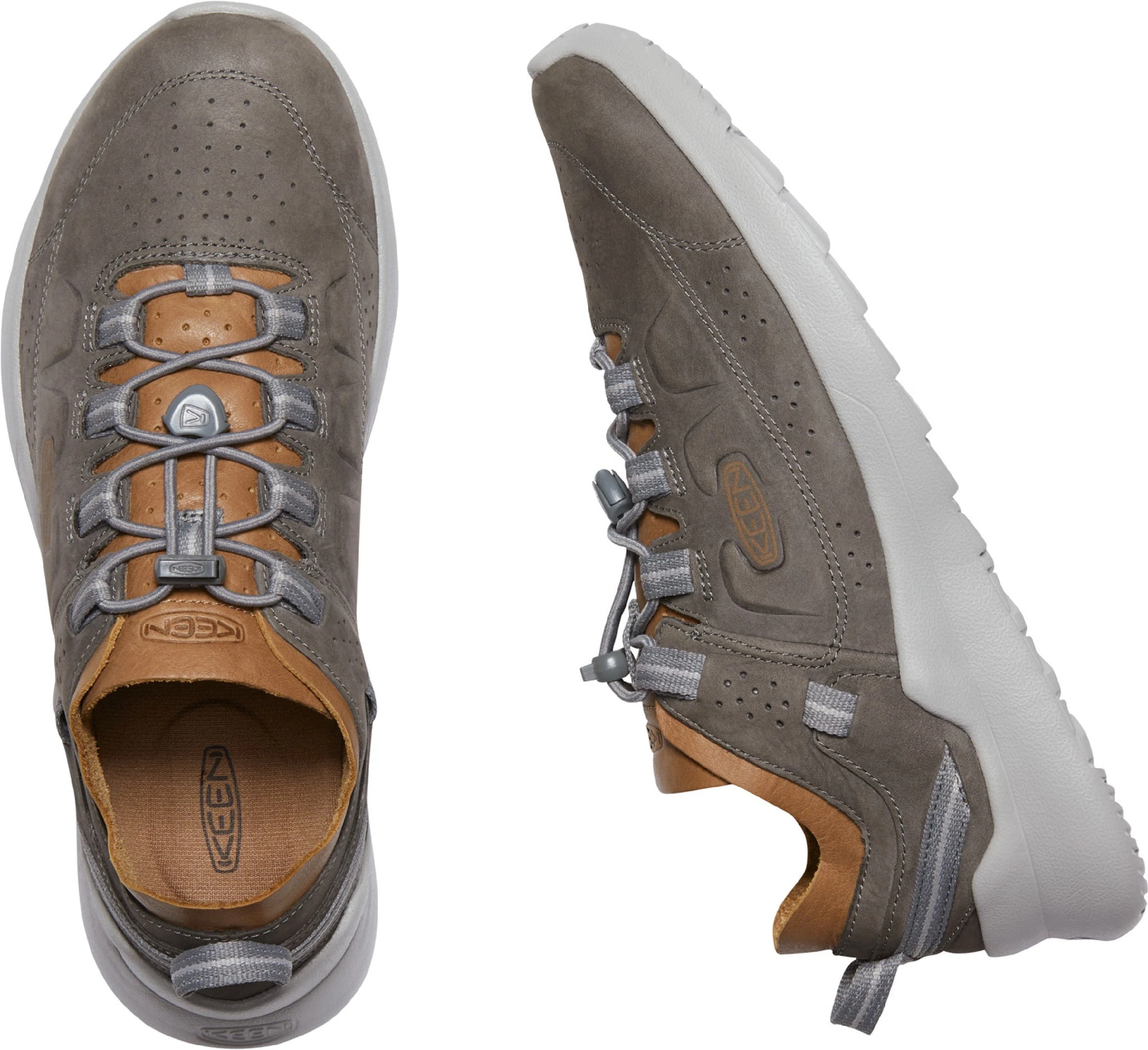 'Keen Outdoor' Men's Highland Oxford Sneaker - Steel Grey / Drizzle 5 'Keen Outdoor' Men's Highland Oxford Sneaker - Steel Grey / Drizzle - Image 3