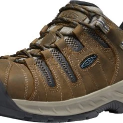 Keen Utility 'Keen' Men's Flint II EH WP Steel Toe - Cascade Brown / Orion Blue -cowboy shop 1023236 F3Q large 1024x1024@2x