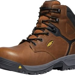 'Keen Utility' Men's 6" Chicago ESD Carbon Toe - Tobacco / Black -cowboy shop 1024190 F3Q large 1024x1024@2x