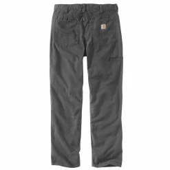 'Carhartt' Men's Rugged Flex® Flex Relaxed Canvas 5-Pocket Pant - Gravel 11 'Carhartt' Men's Rugged Flex® Flex Relaxed Canvas 5-Pocket Pant - Gravel -cowboy shop 102517 039 Back S19 1024x1024@2x