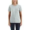 'Carhartt' Women's Lightweight Pocket T-Shirt - Tourmaline Snow Heather 1 'Carhartt' Women's Lightweight Pocket T-Shirt - Tourmaline Snow Heather -cowboy shop 103067 3 7 1024x1024@2x