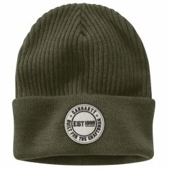 'Carhartt' Knit Cuffed Craftsman Patch Beanie - Basil