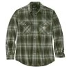 'Carhartt' Men's Rugged Flex Midweight Flannel Snap Front - Basil Green 1 'Carhartt' Men's Rugged Flex Midweight Flannel Snap Front - Basil Green -cowboy shop 105436 G72 MF22 e 1 1024x1024@2x