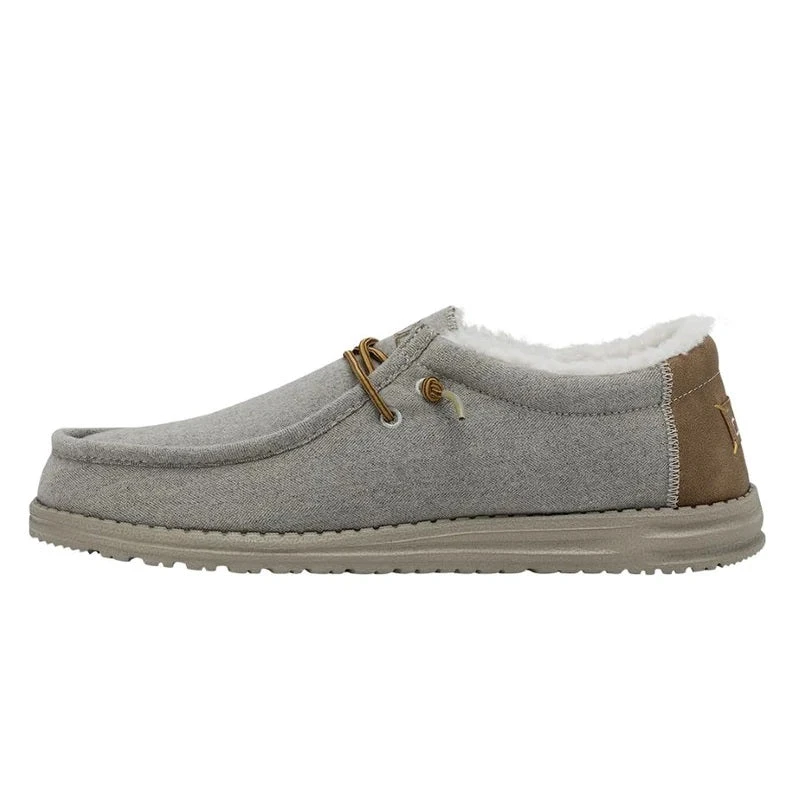 'Hey Dude' Men's Wally - Herringbone Grey 8 'Hey Dude' Men's Wally - Herringbone Grey - Image 6