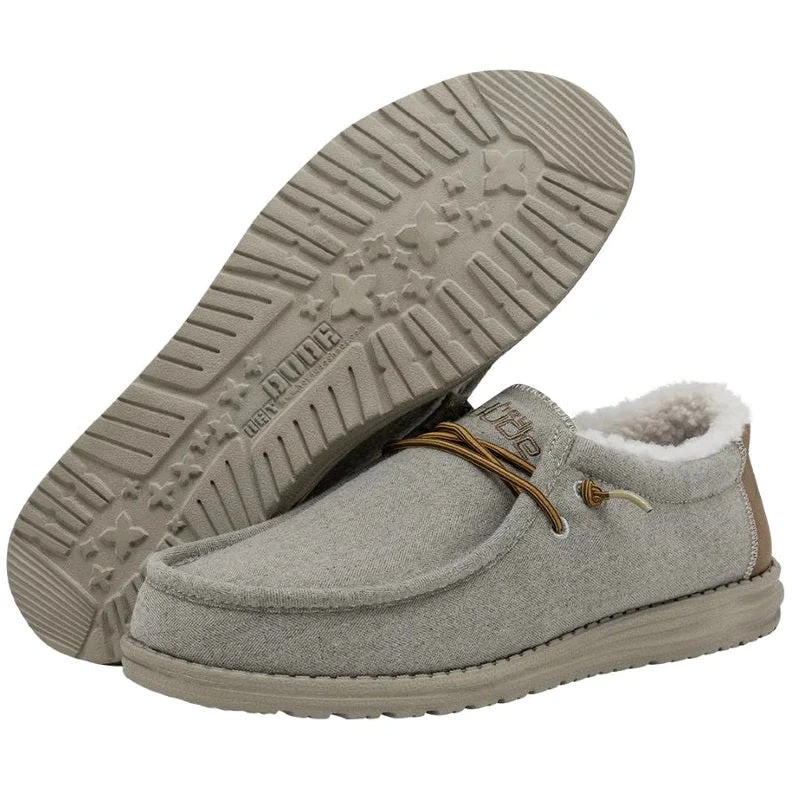 'Hey Dude' Men's Wally - Herringbone Grey 5 'Hey Dude' Men's Wally - Herringbone Grey - Image 3