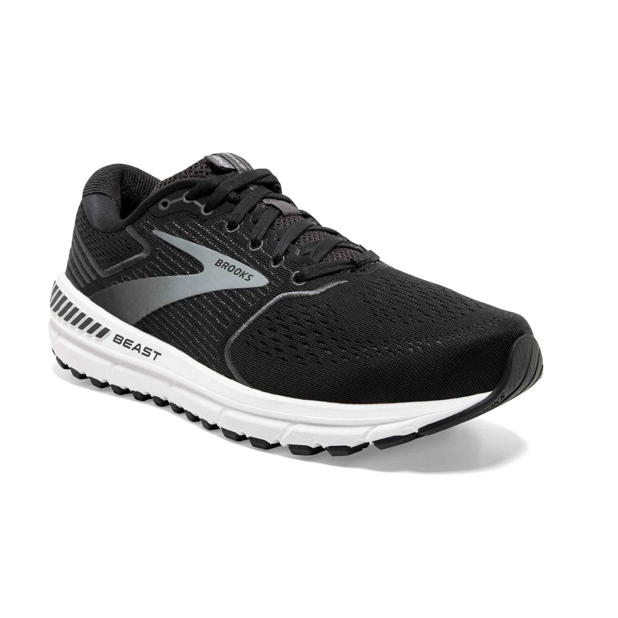 'Brooks' Men's Beast 20 - Black / Ebony / Grey 4 'Brooks' Men's Beast 20 - Black / Ebony / Grey - Image 2