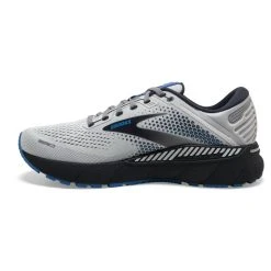 'Brooks' Men's Adrenaline GTS 22 - Oyster / India Ink / Blue -cowboy shop 110366 023 m adrenaline gts 22 mens cushion running shoe 1024x1024@2x