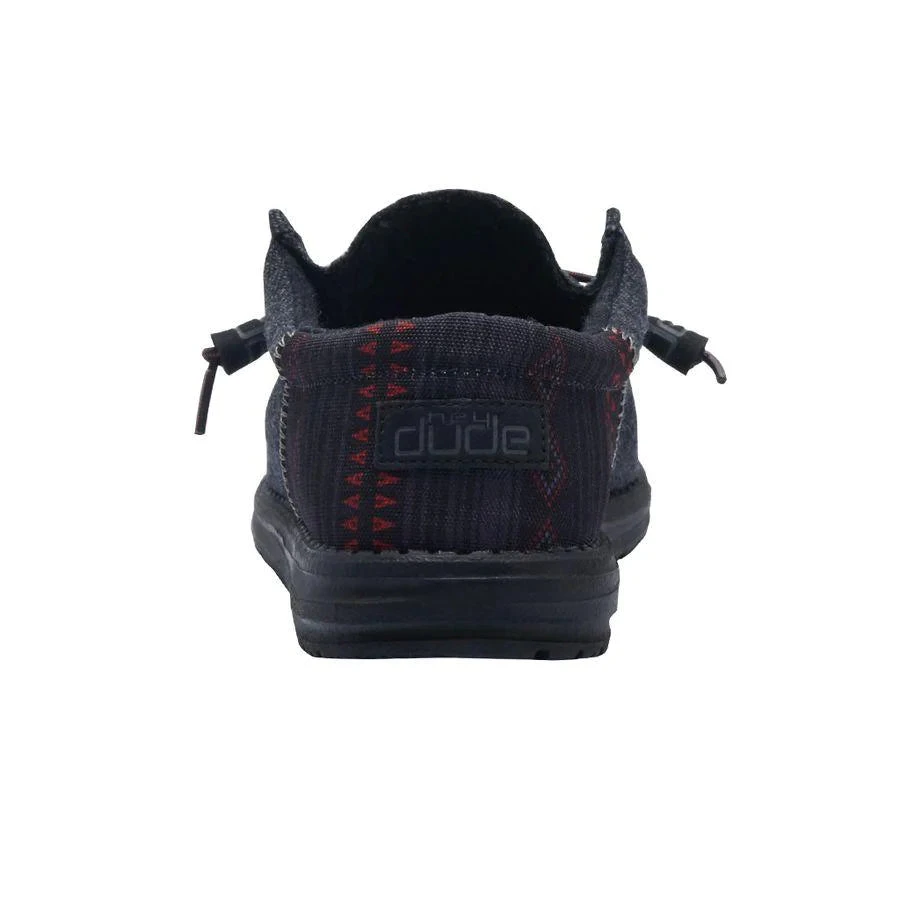 'Hey Dude' Men's Wally Funk Wool - Black Aztec 7 'Hey Dude' Men's Wally Funk Wool - Black Aztec - Image 5