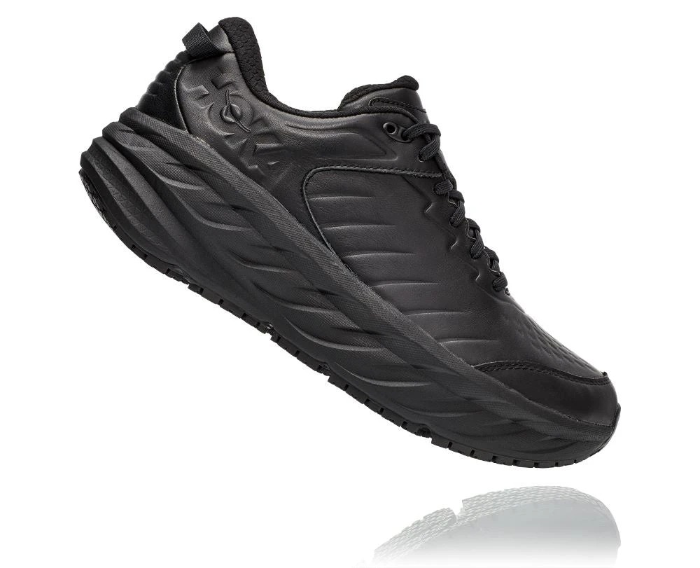 'HOKA' Men's Bondi SR - Black / Black (Wide) 6 'HOKA' Men's Bondi SR - Black / Black (Wide) - Image 4