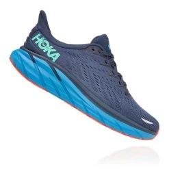 'Hoka' Men's Clifton 8 - Outer Space / Vallarta Blue 13 'Hoka' Men's Clifton 8 - Outer Space / Vallarta Blue -cowboy shop 1119393 OSVB 2 1024x1024@2x