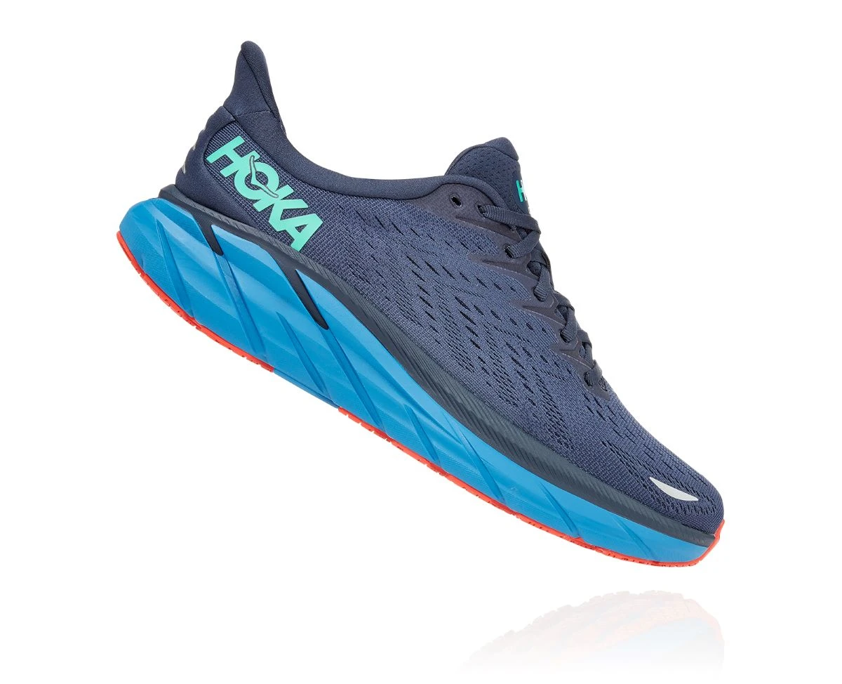 'Hoka' Men's Clifton 8 - Outer Space / Vallarta Blue 8 'Hoka' Men's Clifton 8 - Outer Space / Vallarta Blue - Image 6