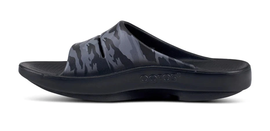 'OOFOS' Unisex OOahh Sport - Black / Camo 6 'OOFOS' Unisex OOahh Sport - Black / Camo - Image 4