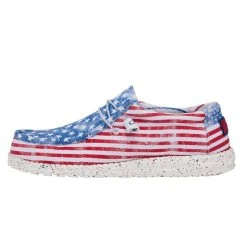 'Hey Dude' Men's Wally - Stars 'N Stripes -cowboy shop 150202699 WALLY STARS N STRIPES 1 1024x1024@2x