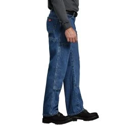'Dickies' Relaxed Fit Workhorse Double Knee Denim Jeans - Stonewashed Indigo Blue 6 'Dickies' Relaxed Fit Workhorse Double Knee Denim Jeans - Stonewashed Indigo Blue -cowboy shop 15293s 1024x1024@2x