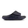 'OOFOS' Unisex OOahh Sport Flex Sandal - Black Matte -cowboy shop 1550BLKMATTE shot1 1024x1024@2x
