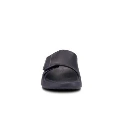 'OOFOS' Unisex OOahh Sport Flex Sandal - Black Matte -cowboy shop 1550BLKMATTE shot3 1024x1024@2x