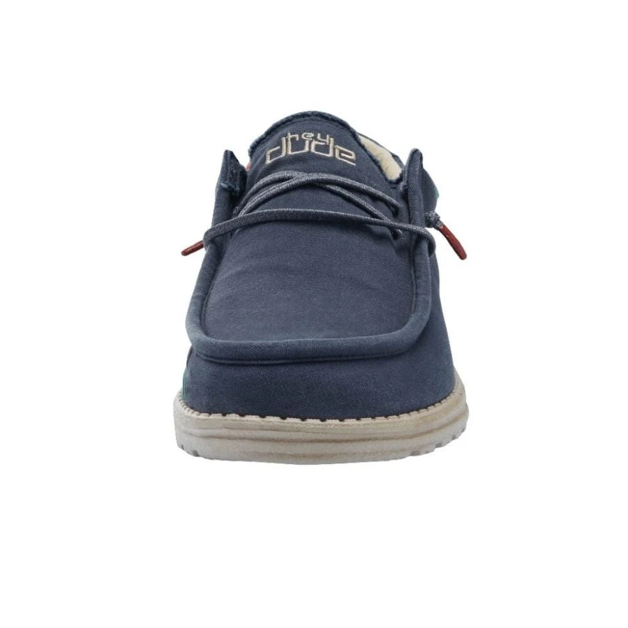 'Hey Dude' Men's Wally Washed - Blue Space 6 'Hey Dude' Men's Wally Washed - Blue Space - Image 4