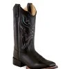 'Old West' Women's 11" Western Scallop Square Toe - Black -cowboy shop 18121 1024x1024@2x