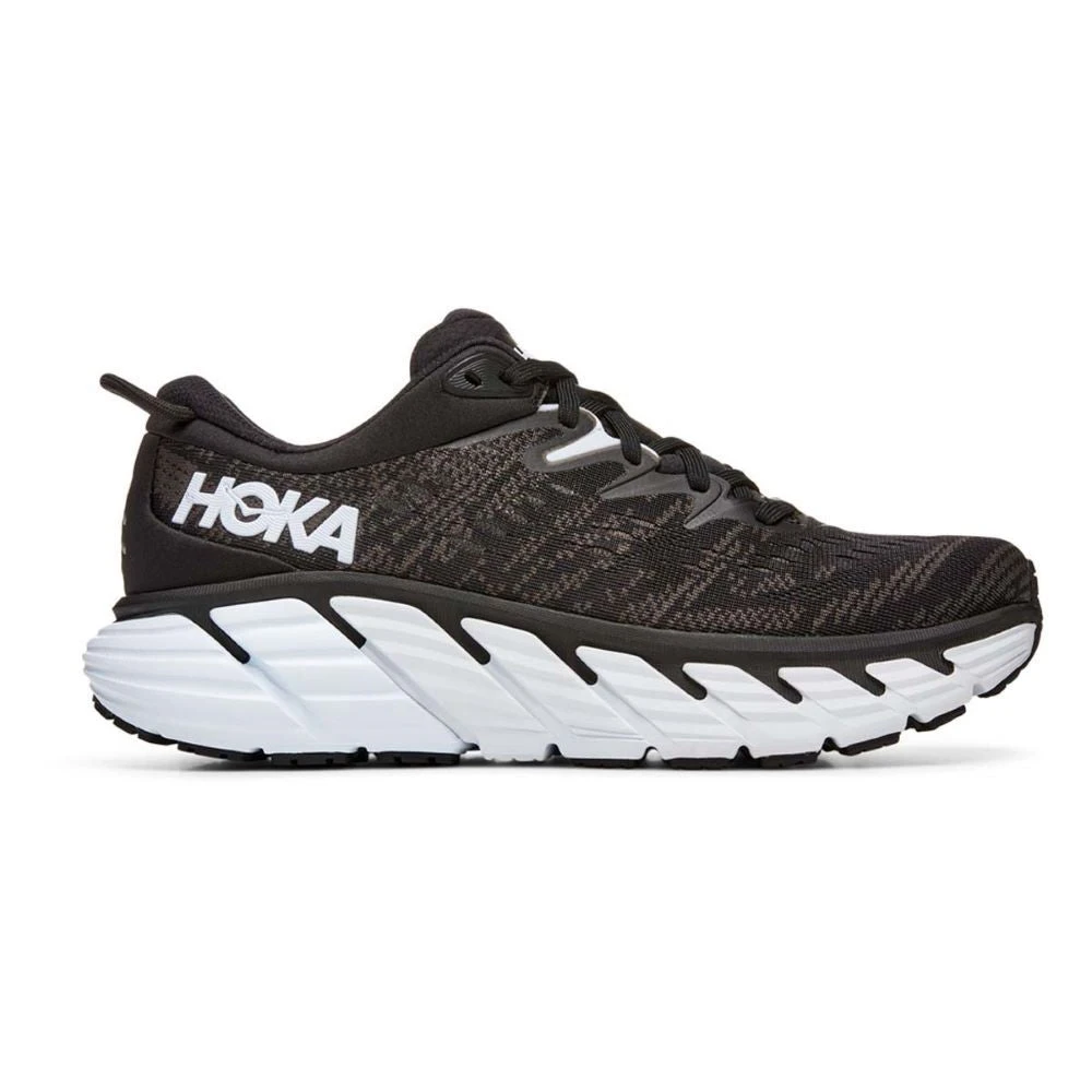 'HOKA' Men's Gaviota 4 - Black / White 6 'HOKA' Men's Gaviota 4 - Black / White - Image 4