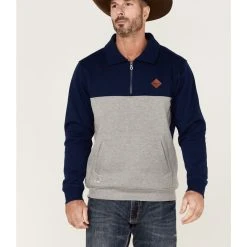 'Kimes Ranch' Men's Diamond Head QZ - Navy / Grey