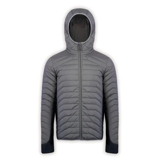 'Boulder Gear' Men's Brooks Hybrid Jacket - Charcoal 3 'Boulder Gear' Men's Brooks Hybrid Jacket - Charcoal