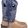 Smoky Mountain Boots 'Smoky Mountain' Youth Canyon Western Square Toe - Vintage Brown / Vintage Blue