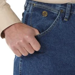 'Wrangler' Men's George Strait Cowboy Cut® Relaxed Fit - Heavyweight Stone Denim -cowboy shop 31MGSHD BD02 RWBD PRD 1024x1024@2x