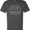 'Fly Racing' Men's Fly Track Tee - Charcoal -cowboy shop 352 00462X 1024x1024@2x