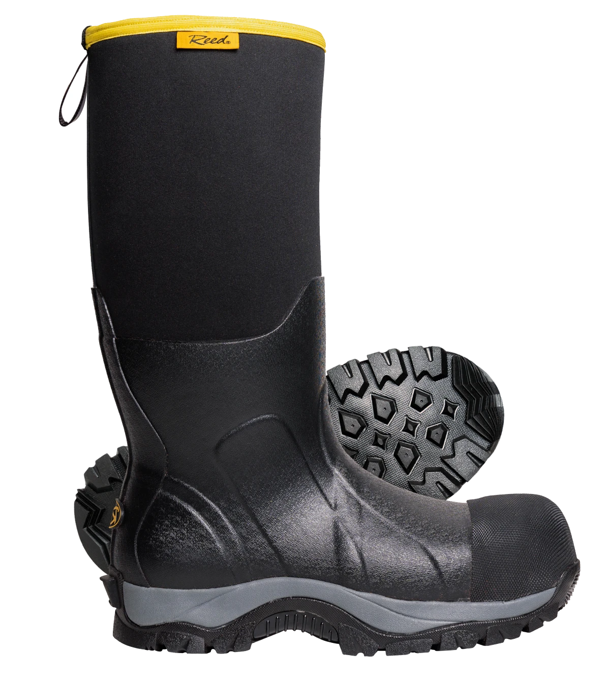 Reed Boots Bagman Industries 'Reed' Men's 16" Glacier Neoprene Insulated Comp Toe - Black 3 Reed Boots Bagman Industries 'Reed' Men's 16" Glacier Neoprene Insulated Comp Toe - Black