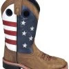 Smoky Mountain Boots 'Smoky Mountain' Children's Stars & Stripes Square Toe - Vintage Brown 2 Smoky Mountain Boots 'Smoky Mountain' Children's Stars & Stripes Square Toe - Vintage Brown -cowboy shop 3880 eb3ad5e9 216f 4658 b443 6f1a2305756a 1024x1024@2x