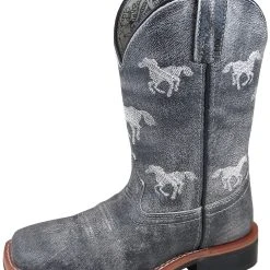 Smoky Mountain Boots 'Smoky Mountain' Youth Western Square Toe - Grey