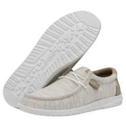 'Hey Dude' Wally Ascend Woven - Ivory Coast -cowboy shop 40002 1JU WALLYASCENDWOVEN IVORYCOAST PAIRBOTTOM 1024x1024@2x