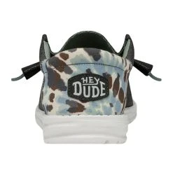 'Hey Dude' Men's Wally Funk Tie Dye - Grey -cowboy shop 40012 030 WALLYFUNKTIEDYE GREY LEFTBACK 1024x1024@2x