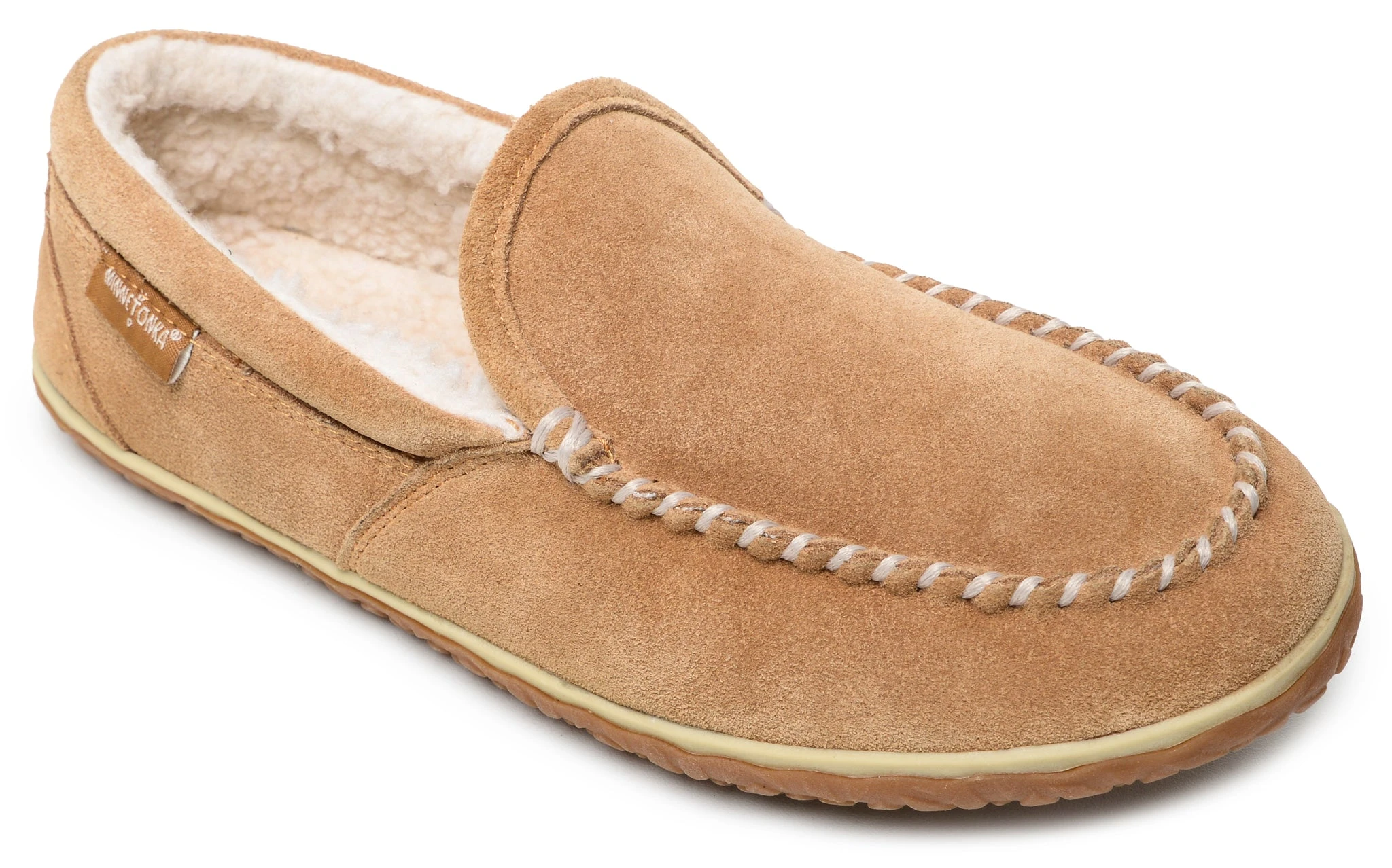 Minnetonka Moccasin Co 'Minnetonka' Men's Tilden Pile Lined Moc Slipper - Cinnamon 3 Minnetonka Moccasin Co 'Minnetonka' Men's Tilden Pile Lined Moc Slipper - Cinnamon