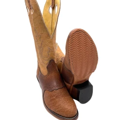 'Boulet' Men's 13" Buckaroo Western Round Toe - Cognac / Butterscotch 10 'Boulet' Men's 13" Buckaroo Western Round Toe - Cognac / Butterscotch -cowboy shop 41636 1 1024x1024@2x