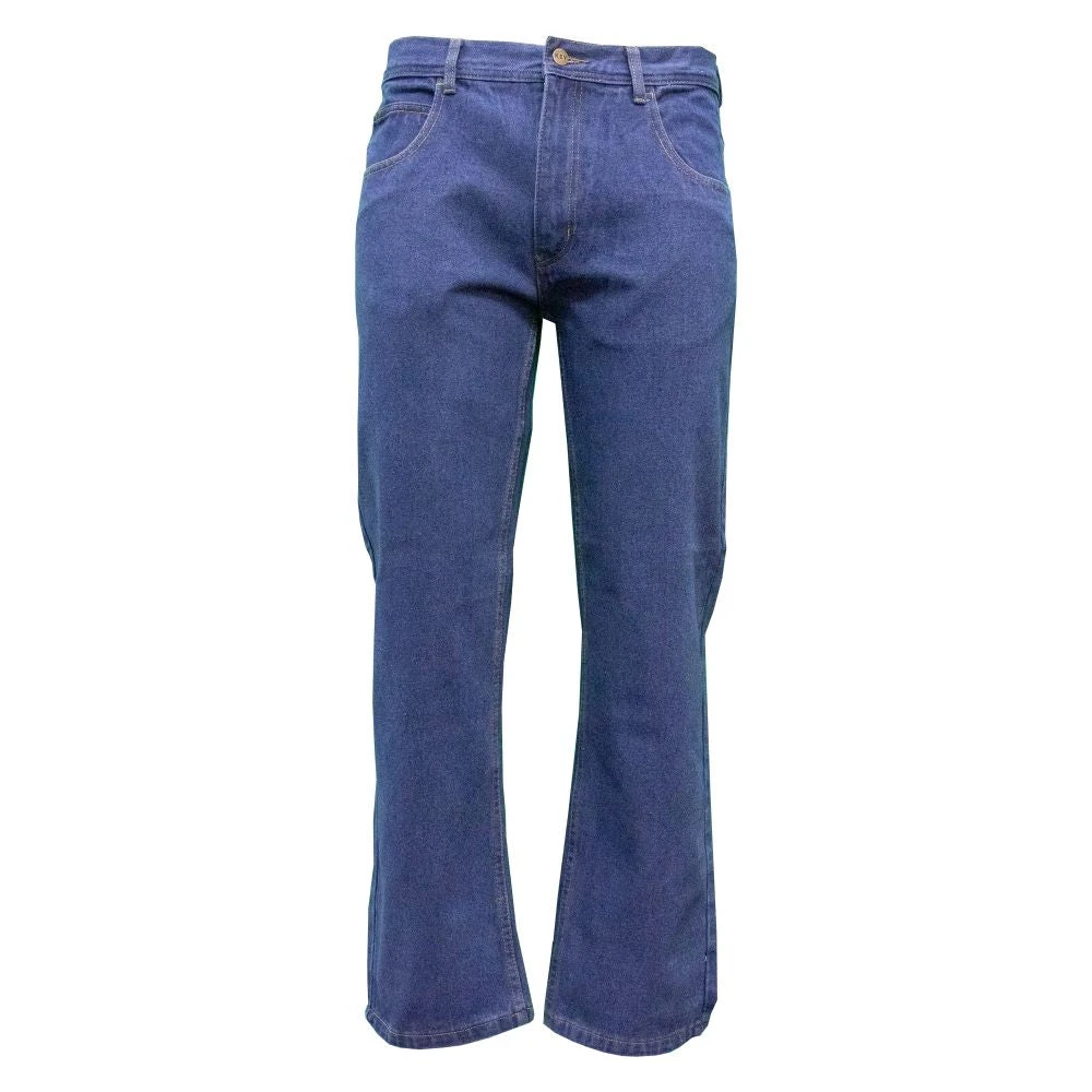 'KEY' Men's Performance Comfort 5 Pocket - Indigo Blue 3 'KEY' Men's Performance Comfort 5 Pocket - Indigo Blue