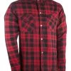 Highway 21 'Highway-21' Men's Concealed Carry Marksman Flannel Button Down - Black / Red -cowboy shop 489 11804X 1024x1024@2x