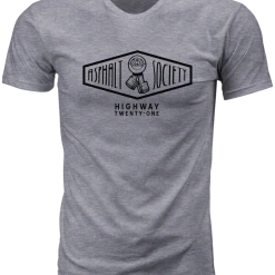 'Highway 21' Men's Asphalt Society Tee - Heather Grey