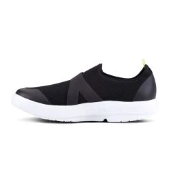 'OOFOS' Men's OOmg Mesh Low Slip On - White / Black -cowboy shop 5080WHTBLK 4 1024x1024@2x