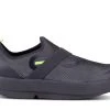 'OOFOS' Men's OOmg Fiber Low Slip On - Black / Gray -cowboy shop 5180FIBRE shot1 1024x1024@2x