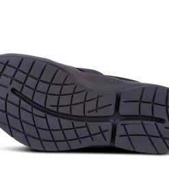 'OOFOS' Men's OOmg Fiber Low Slip On - Black / Gray -cowboy shop 5180FIBRE shot7 1024x1024@2x